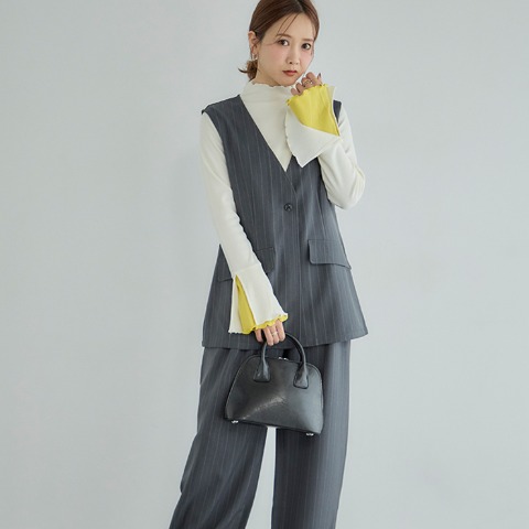 レディース　ベスト＋コクーンパンツセット（田中里奈）