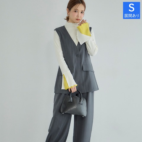 レディース　ベスト＋コクーンパンツセット（田中里奈）