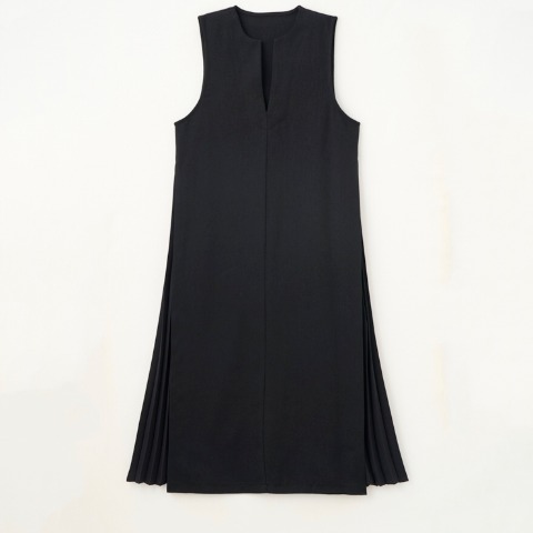 レディース　サイドプリーツジャンパースカート（SEASON REASON)