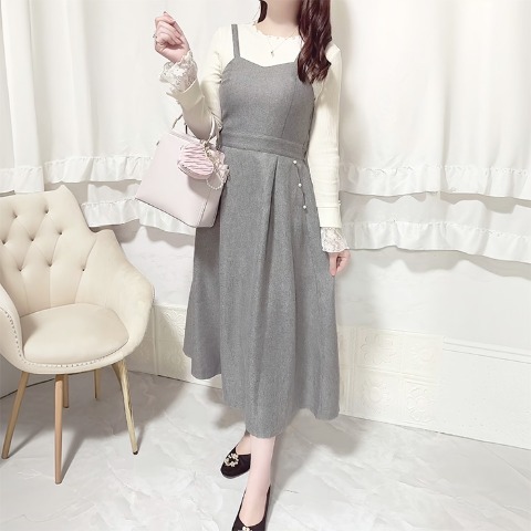 レディース　ジャンパースカート（Coco)