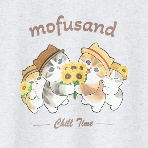 レディース　半袖Tシャツ+ハーフパンツセット（mofusand)