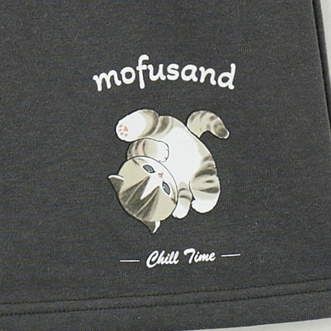 レディース　半袖Tシャツ+ハーフパンツセット（mofusand)