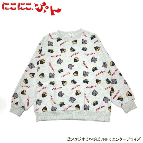 レディース　トレーナー+パンツセット（にこにこ・ぷん）