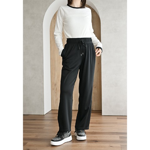 レディース　ワイドパンツ（MUMU×FIBER HEAT）