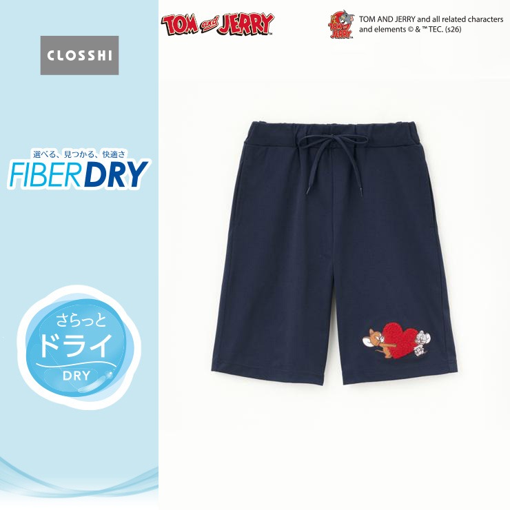 レディース ハーフパンツ（FIBER DRY/Tom and Jerry） | しまむら