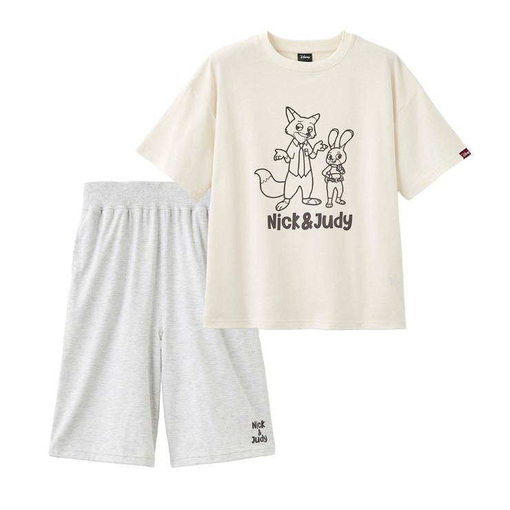 レディース Tシャツ＋ハーフパンツセット（ズートピア） | しまむら