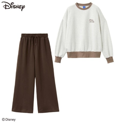 レディース　トレーナー+パンツセット（Disney）（Nuiパン）