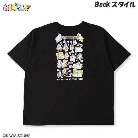 レディース　半袖Tシャツ（んぽちゃむ）