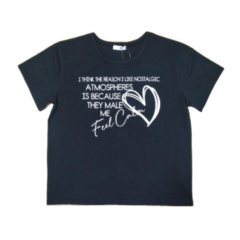 レディース　ハートロゴTシャツ(myuwa)