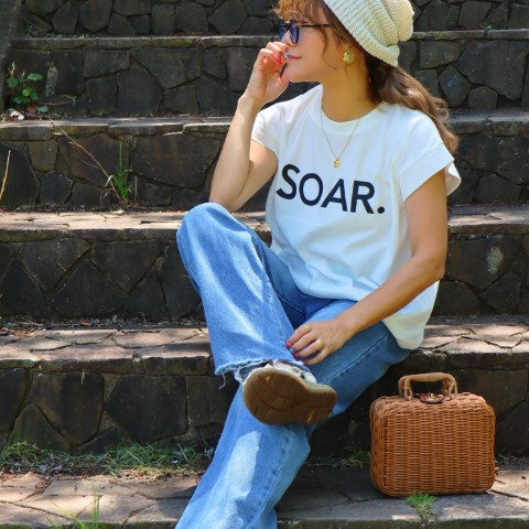 レディース　ボックスシルエットTシャツ（Nozomi）