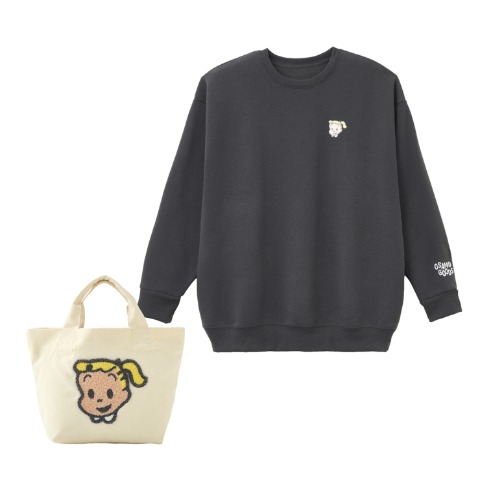 レディース　トレーナー+トートバッグセット(SEASON&REASON×OSAMU GOODS)