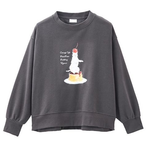 レディース　裏起毛トレーナー（トコロコムギ）