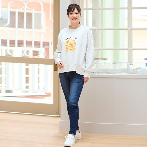 レディース　裏起毛トレーナー（トコロコムギ）