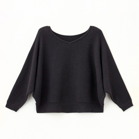 レディース　2WAYニットプルオーバー(すもも)