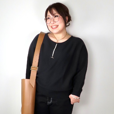 レディース　2WAYニットプルオーバー(すもも)