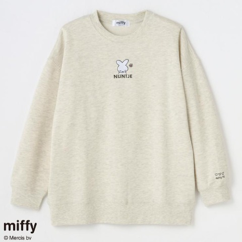 レディース　裏起毛トレーナー(miffy）