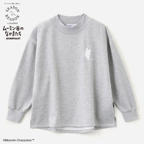 レディース　裏起毛プルオーバー（SEASON REASON×MOOMIN）
