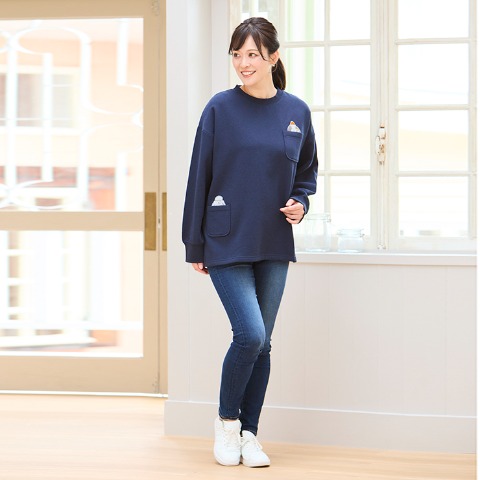 レディース　裏起毛トレーナー（ごリラックス）