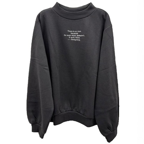 レディース　裏起毛ロゴトレーナー（おかだゆり）