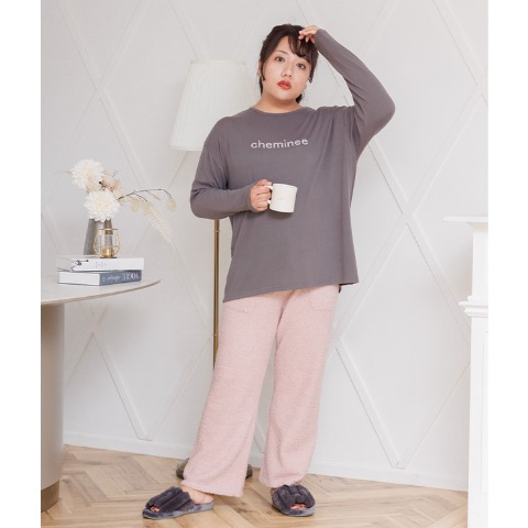 レディース　ロングTシャツ（ホカロン×Hina）