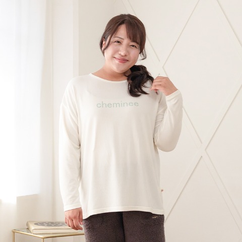 レディース　ロングTシャツ（ホカロン×Hina）