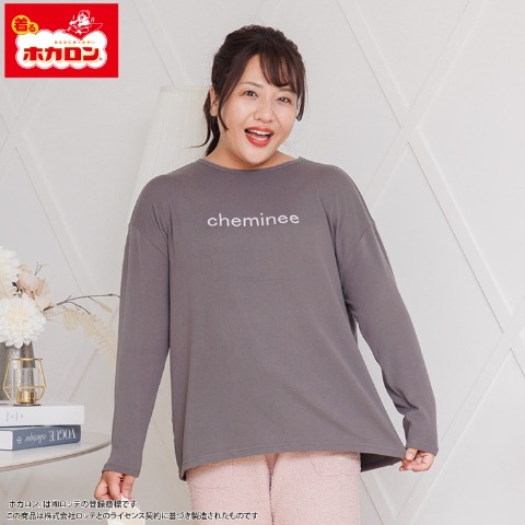 レディース　ロングTシャツ（ホカロン×Hina）