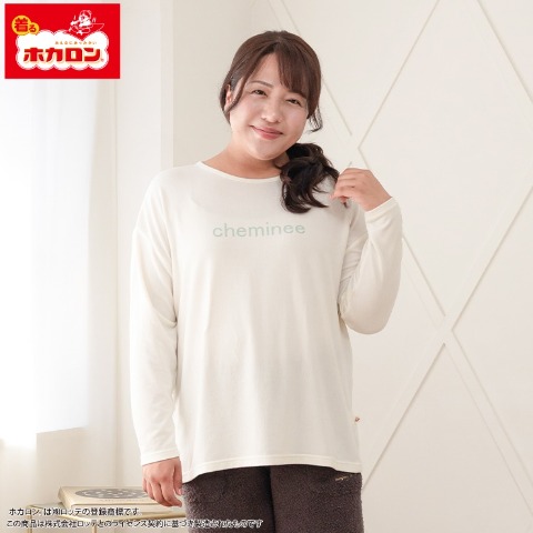 レディース　ロングTシャツ（ホカロン×Hina）