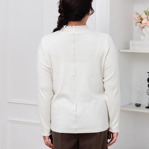 レディース　ラメメロープルオーバー（Hina）