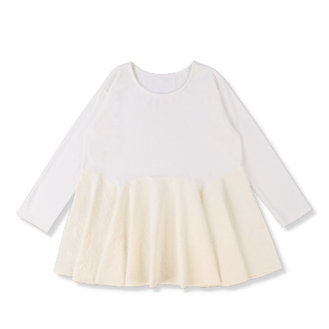 レディース　ぽこぽこレイヤードプルオーバー（yuki×Taiyou）