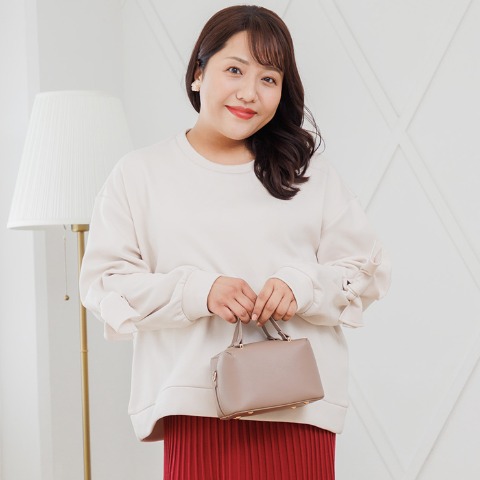 レディース　袖リボンプルオーバー（Hina）