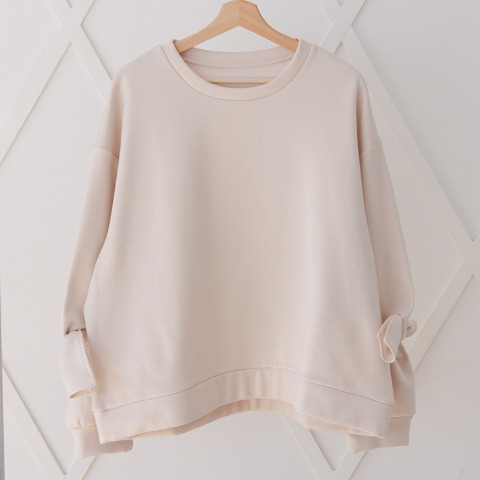 レディース　袖リボンプルオーバー（Hina）