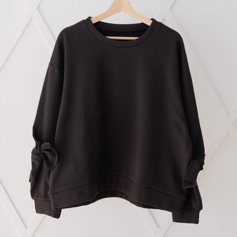 レディース　袖リボンプルオーバー（Hina）