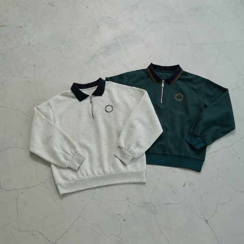 レディース　ハーフジッププルオーバー（田中里奈）