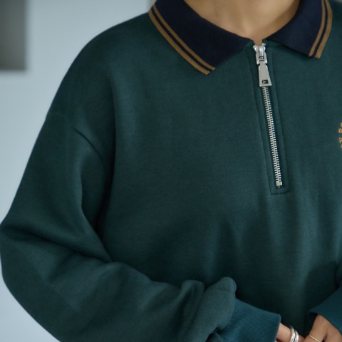 レディース　ハーフジッププルオーバー（田中里奈）