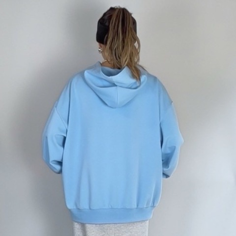 レディース　刺繍ロゴダンボールプルオーバー（NATSUMI）