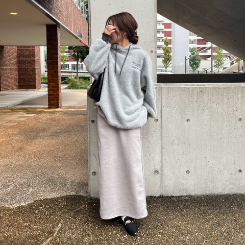 レディース　ボアプルパーカー（YUI）