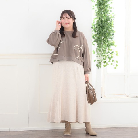 レディース　刺繍プルオーバー（Komachi）