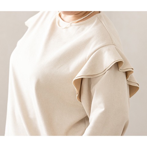 レディース　フリルプルオーバー(けいこ）