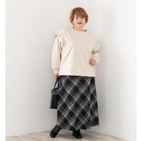 レディース　フリルプルオーバー(けいこ）