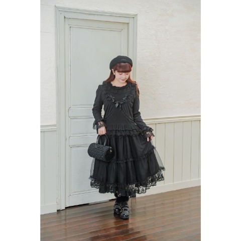 レディース　レースフリルプルオーバー(青木美沙子)