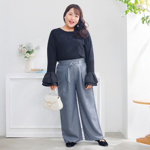 レディース　袖ボリュームプルオーバー(Hina)