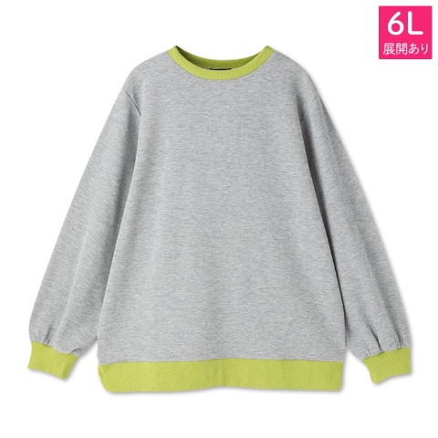 レディース　配色プルオーバー（おかだゆり）