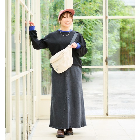 レディース　配色プルオーバー（おかだゆり）