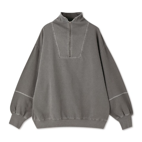 レディース　ハーフジッププルオーバー（おかだゆり）