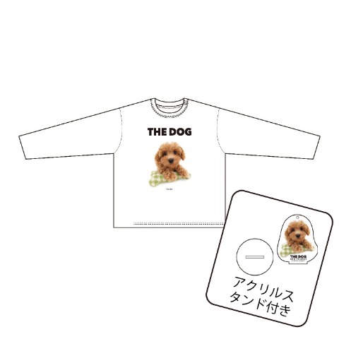 レディース　ロングTシャツ+アクリルスタンド（THE DOG AND FRIENDS）