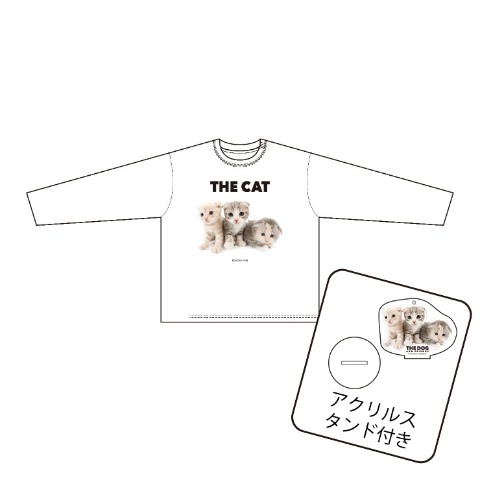 レディース　ロングTシャツ+アクリルスタンド（THE DOG AND FRIENDS）