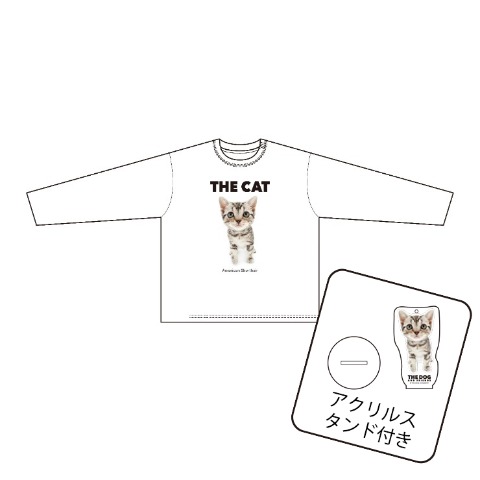 レディース　ロングTシャツ+アクリルスタンド（THE DOG AND FRIENDS）