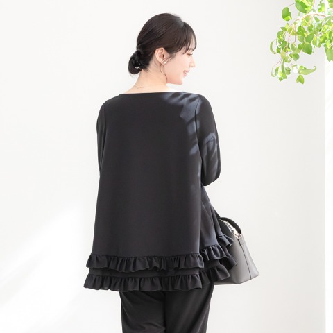 レディース　裾フリルプルオーバー（ななえ）