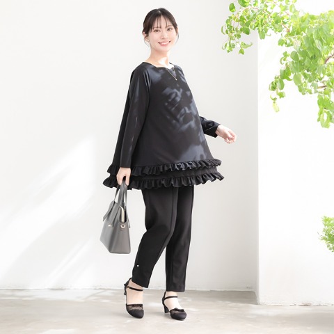 レディース　裾フリルプルオーバー（ななえ）