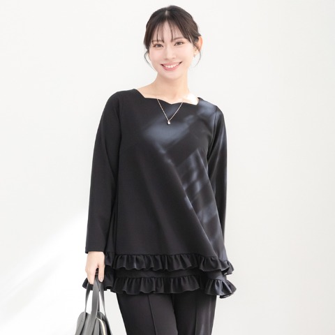 レディース　裾フリルプルオーバー（ななえ）